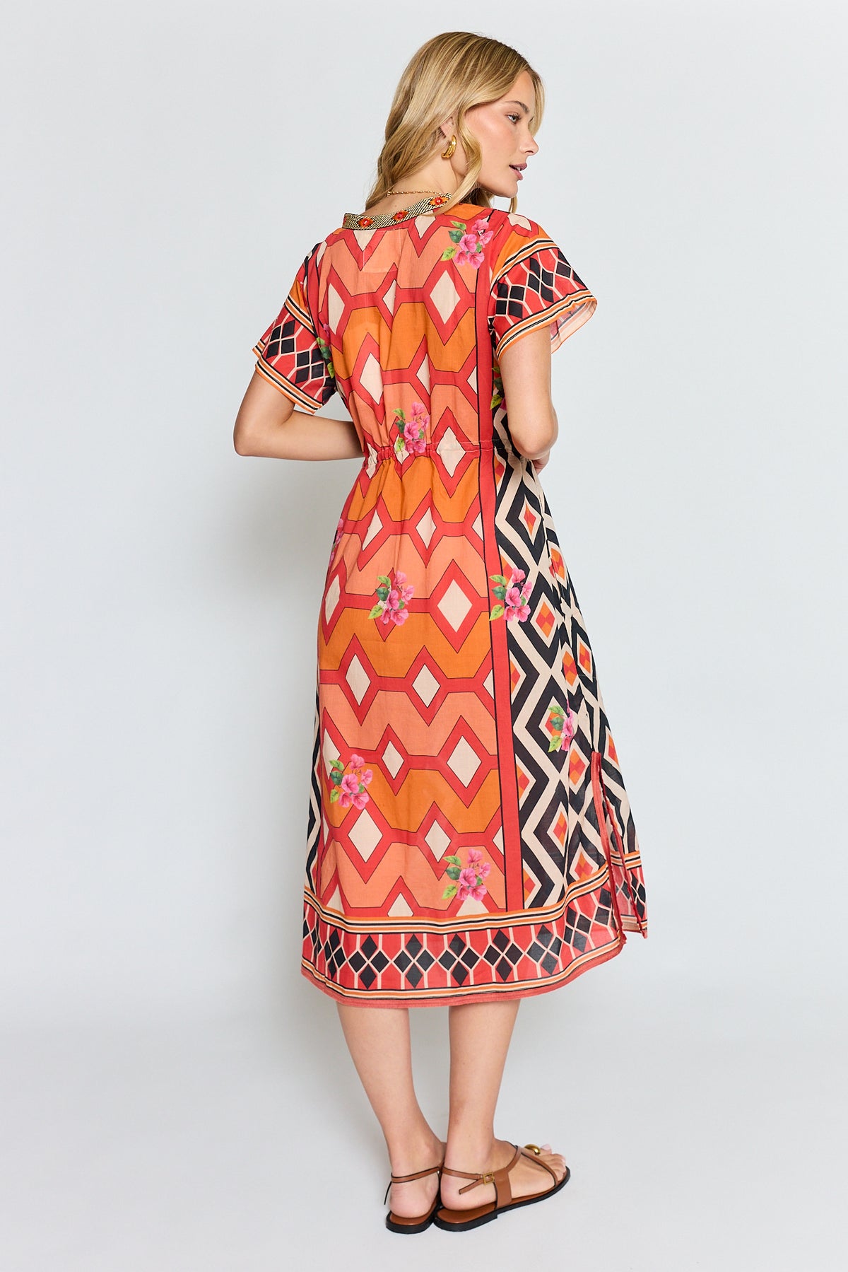 LulaLife Bella Vista Midi Tangerine