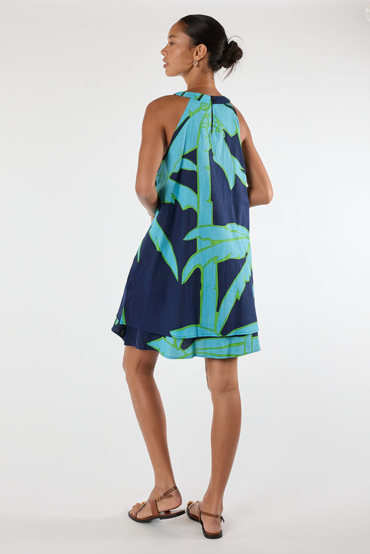 LulaLife Colette Swing Dress Navy
