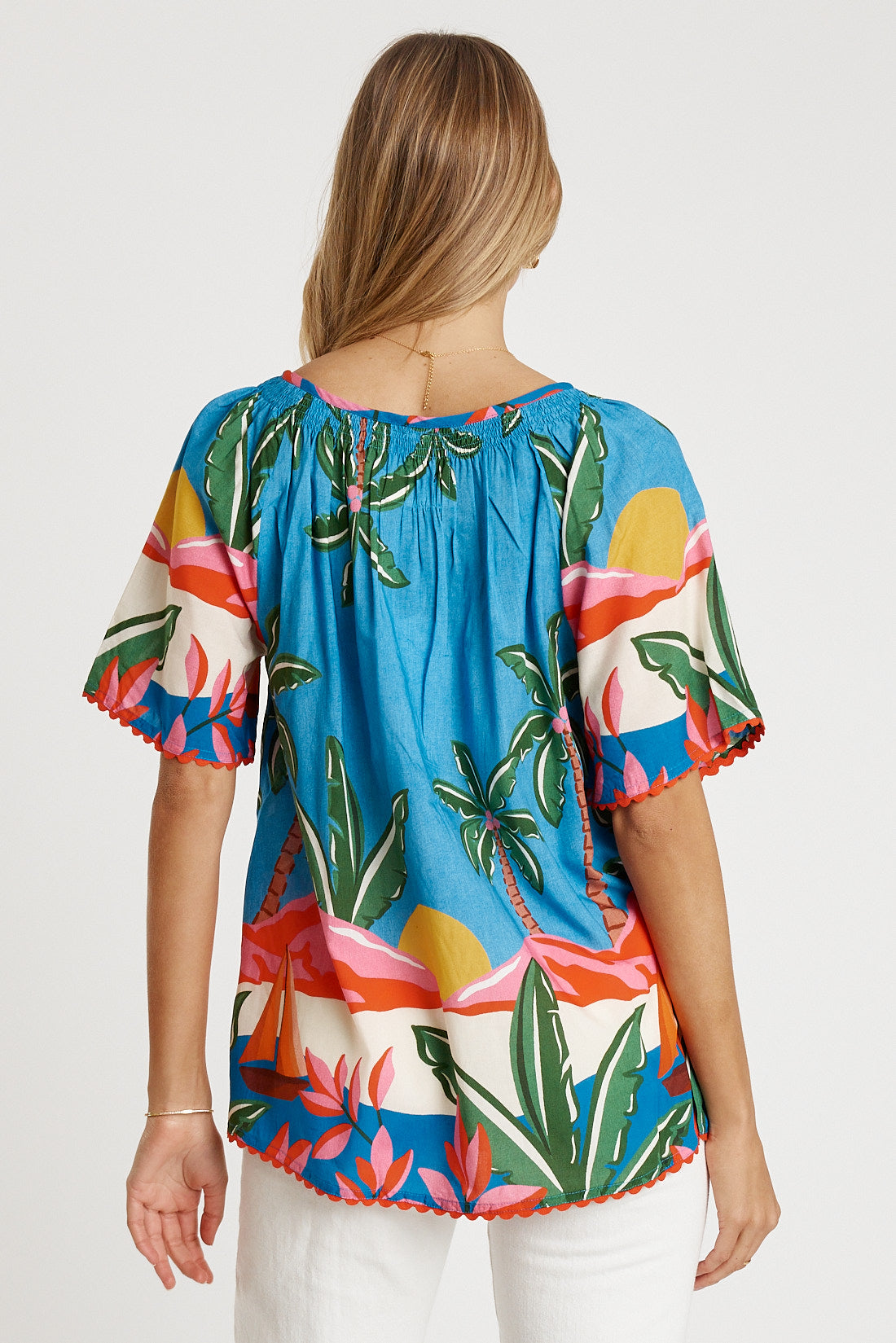LulaLife Pacifica Top Print