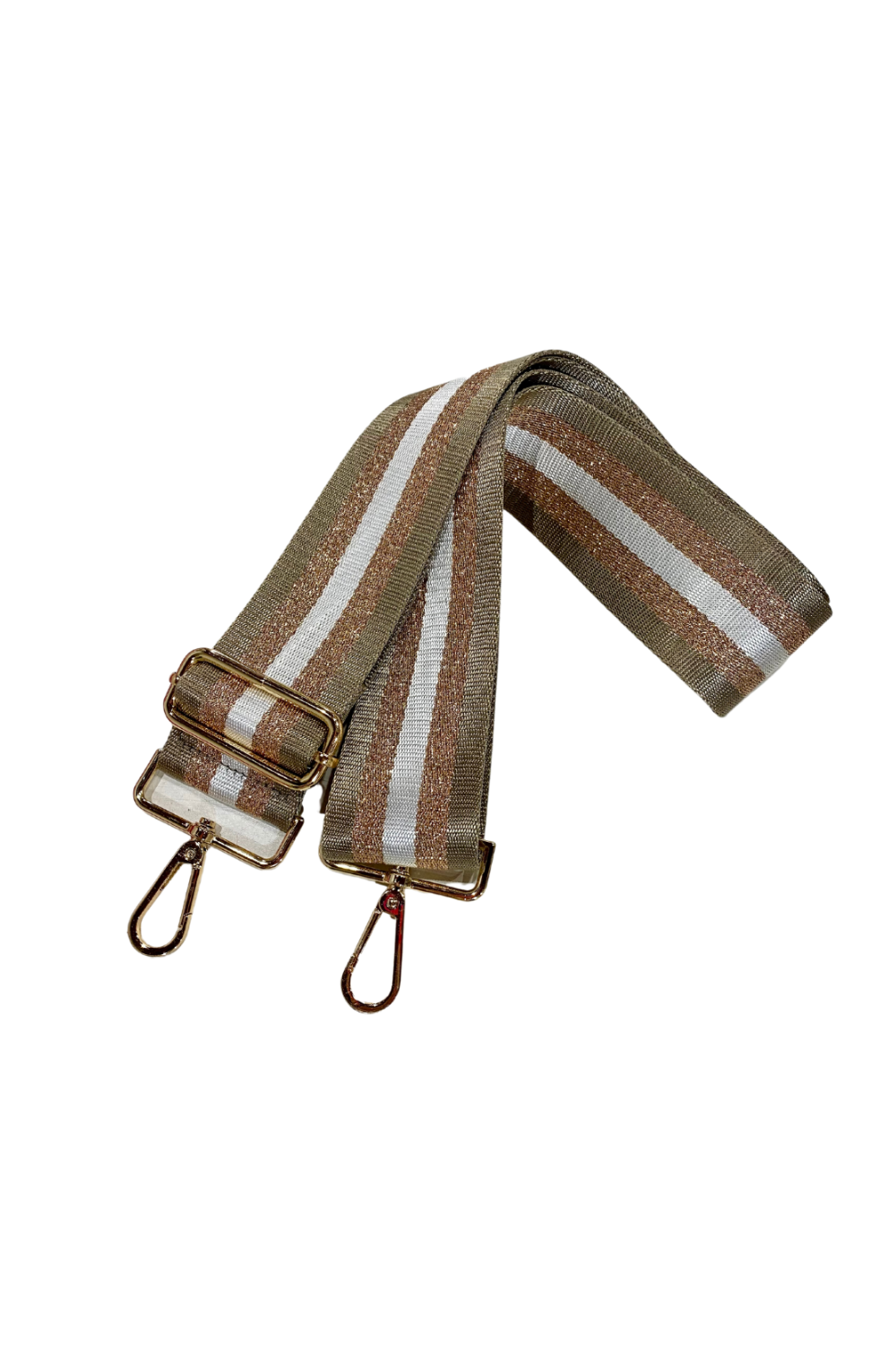 Stripe Khaki Bag Strap