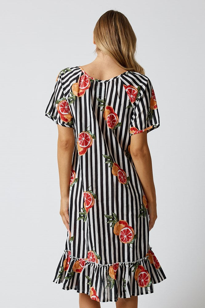 Kabana Inis Shirred Dress Black