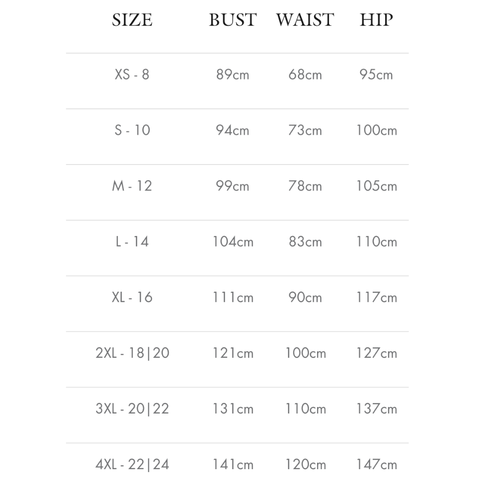 Size Guide – LulaLife Shop