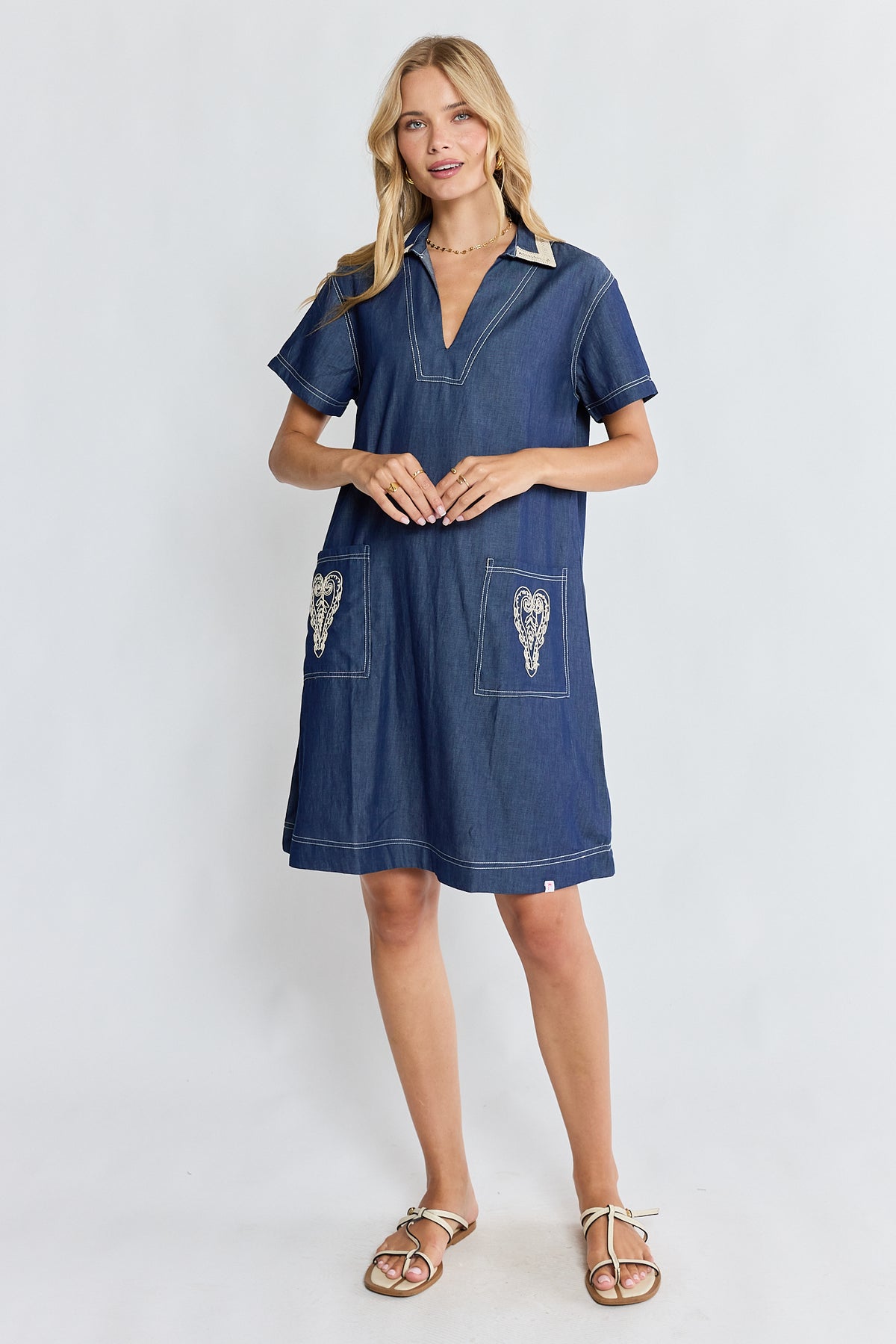 IBSA Tanner Dress Dark Blue