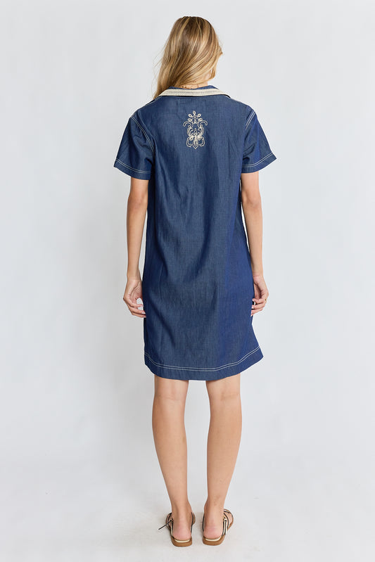 IBSA Tanner Dress Dark Blue