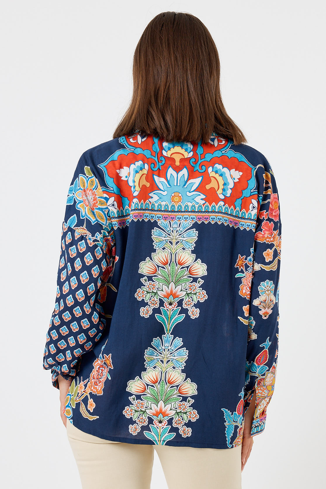 LulaLife Arden Shirt Navy