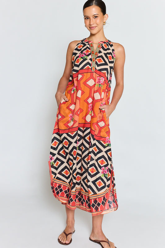 LulaLife Bella Vista Maxi Tangerine