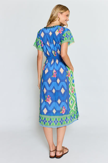 LulaLife Bella Vista Midi Blueberry