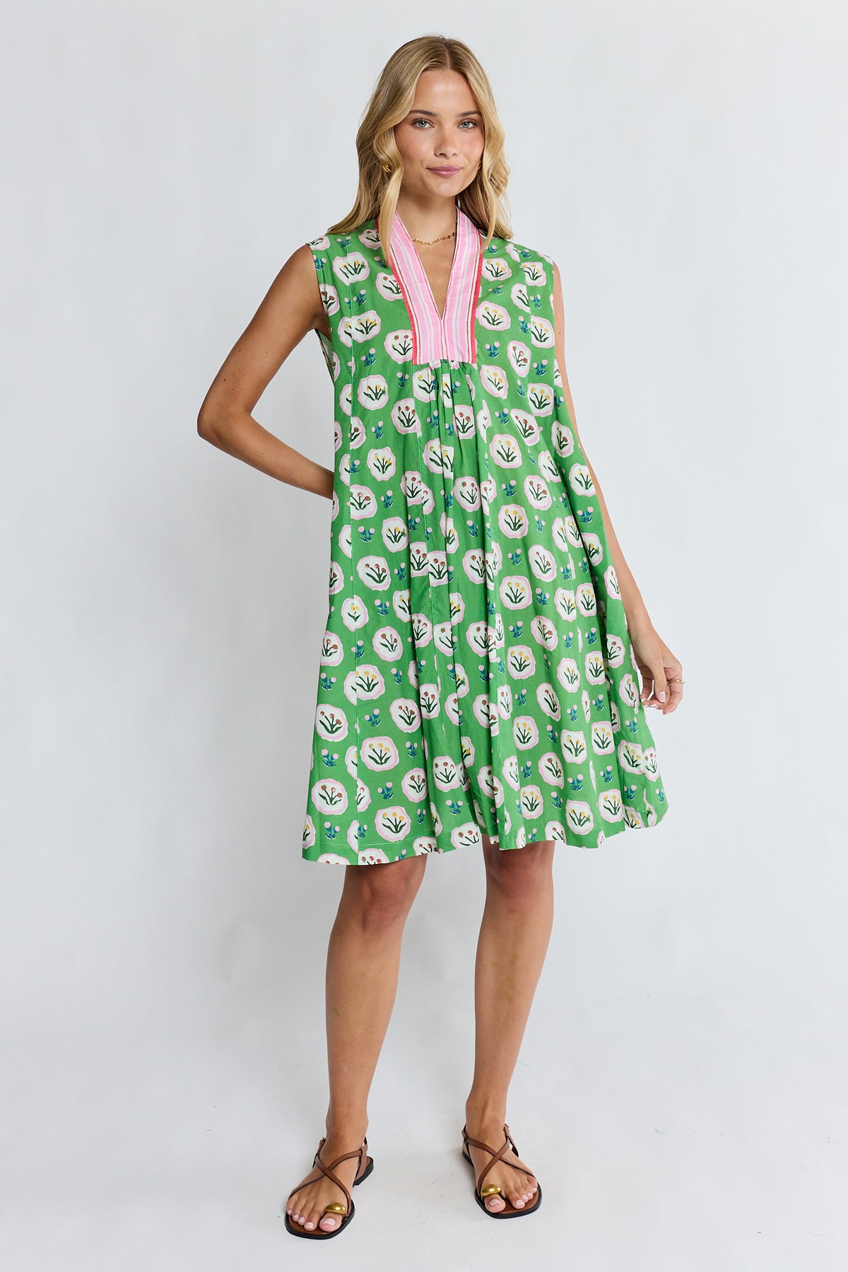 LulaLife Beth Sundress Fern
