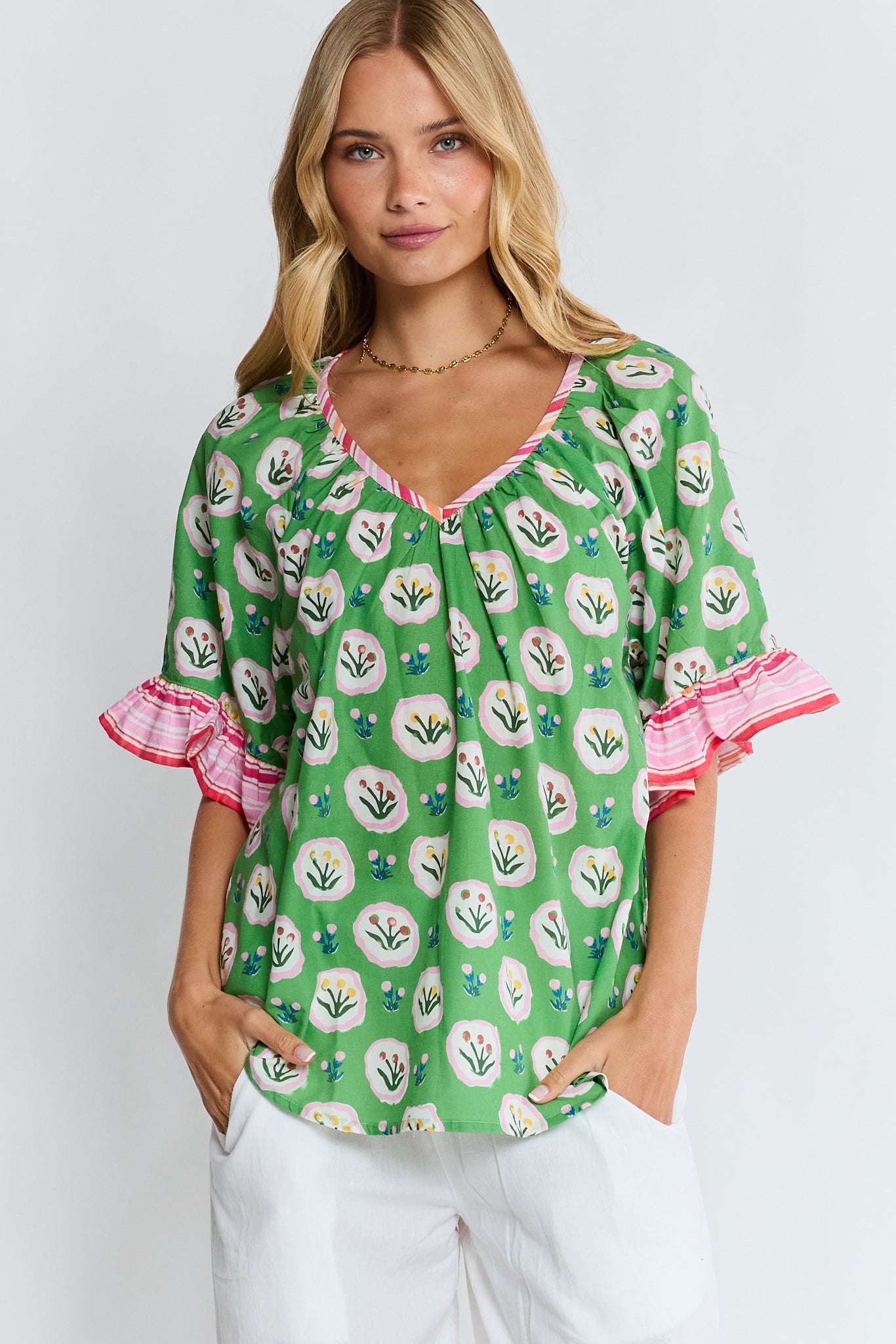 LulaLife Beth Top Fern