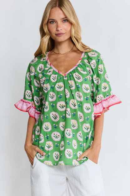 LulaLife Beth Top Fern