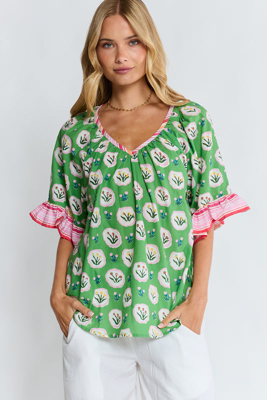 LulaLife Beth Top Fern