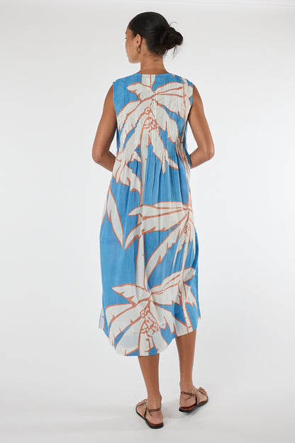 LulaLife Colette S/L Midi Sky