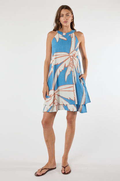 LulaLife Colette Swing Dress Sky
