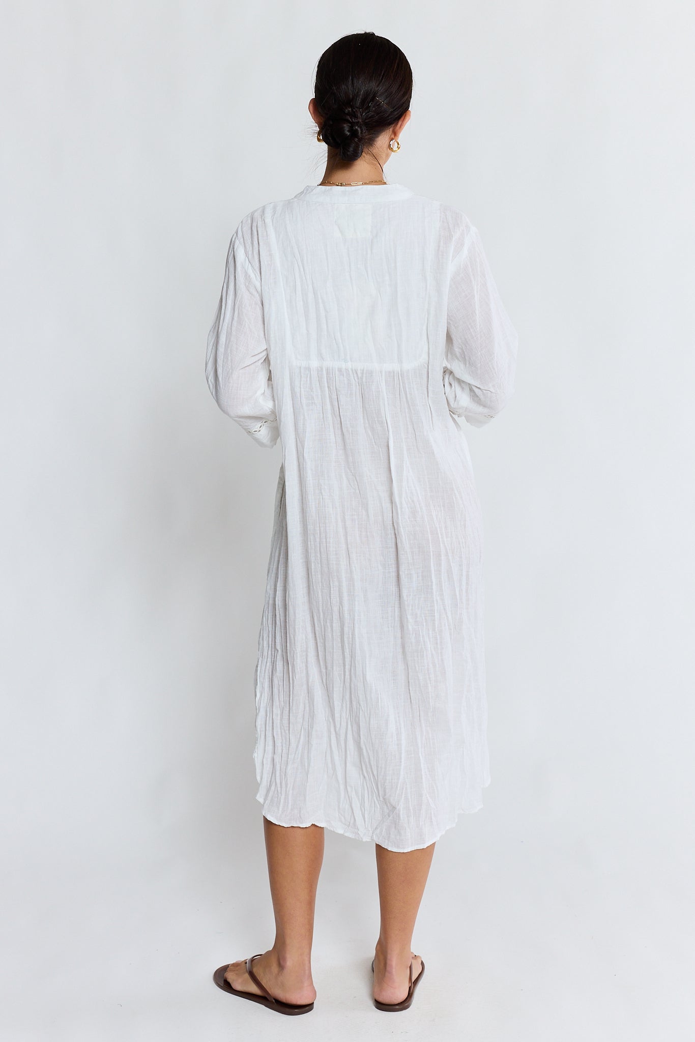 LulaLife Laverne Kaftan White