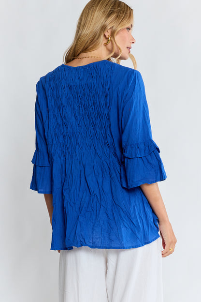 LulaLife Marilyn Shirt Azure