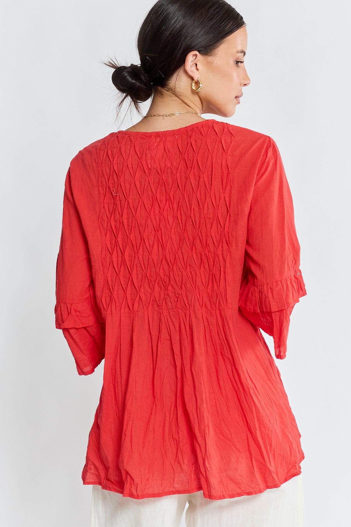 LulaLife Marilyn Shirt Red