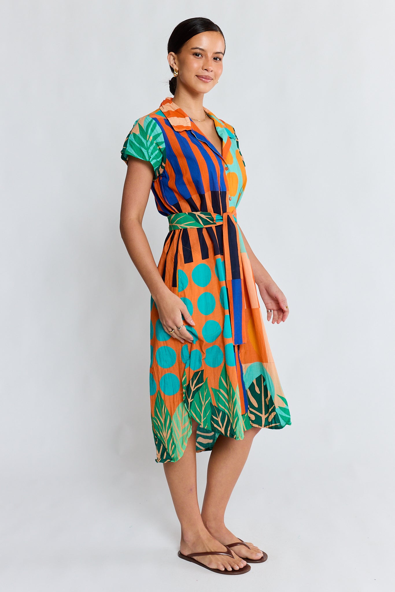 LulaLife Rhea Shirtmaker Flame
