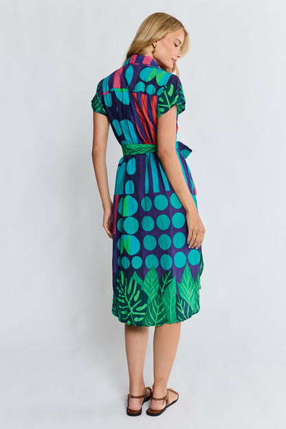LulaLife Rhea Shirtmaker Navy