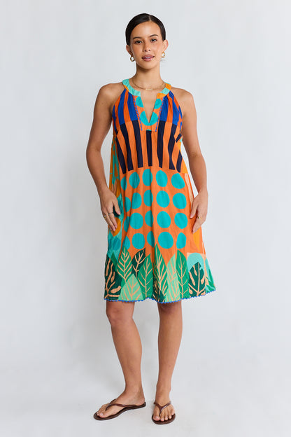 LulaLife Rhea Sundress Flame