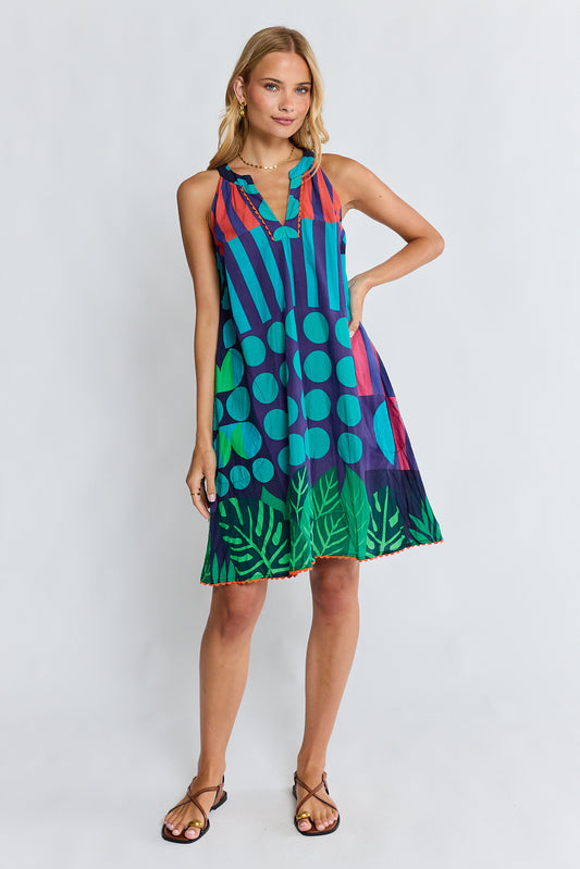 LulaLife Rhea Sundress Navy