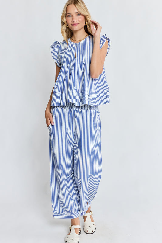 LulaLife Sylvie Balloon Pant Stripe