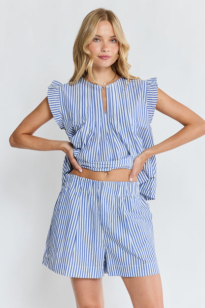 LulaLife Sylvie Short Stripe