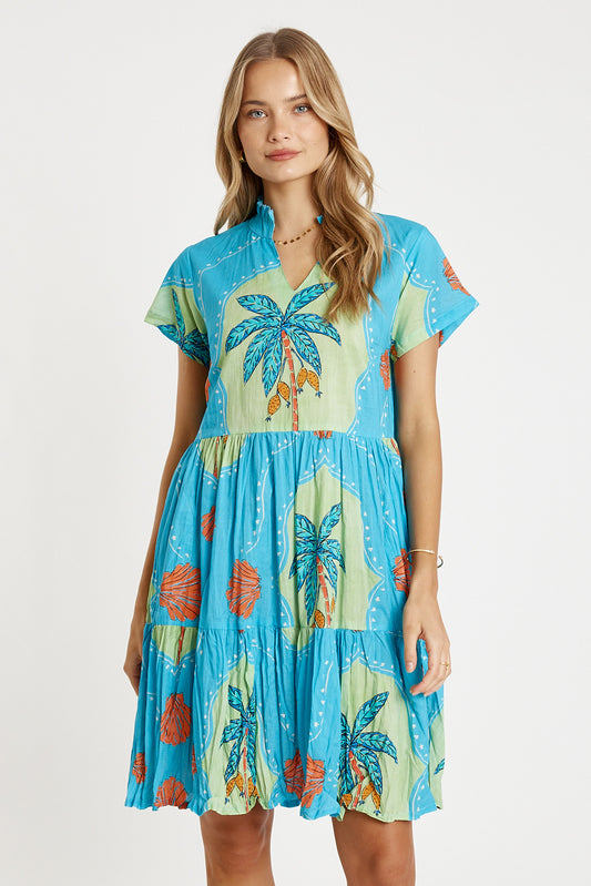 LulaLife Anaya Dress Lagoon