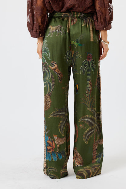 LulaSoul Cheetah Pant Olive
