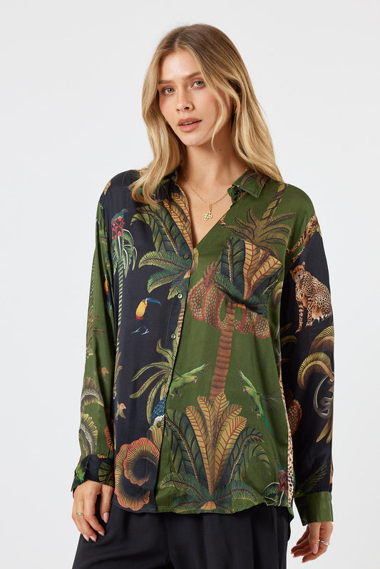 LulaSoul Cheetah Shirt Multi