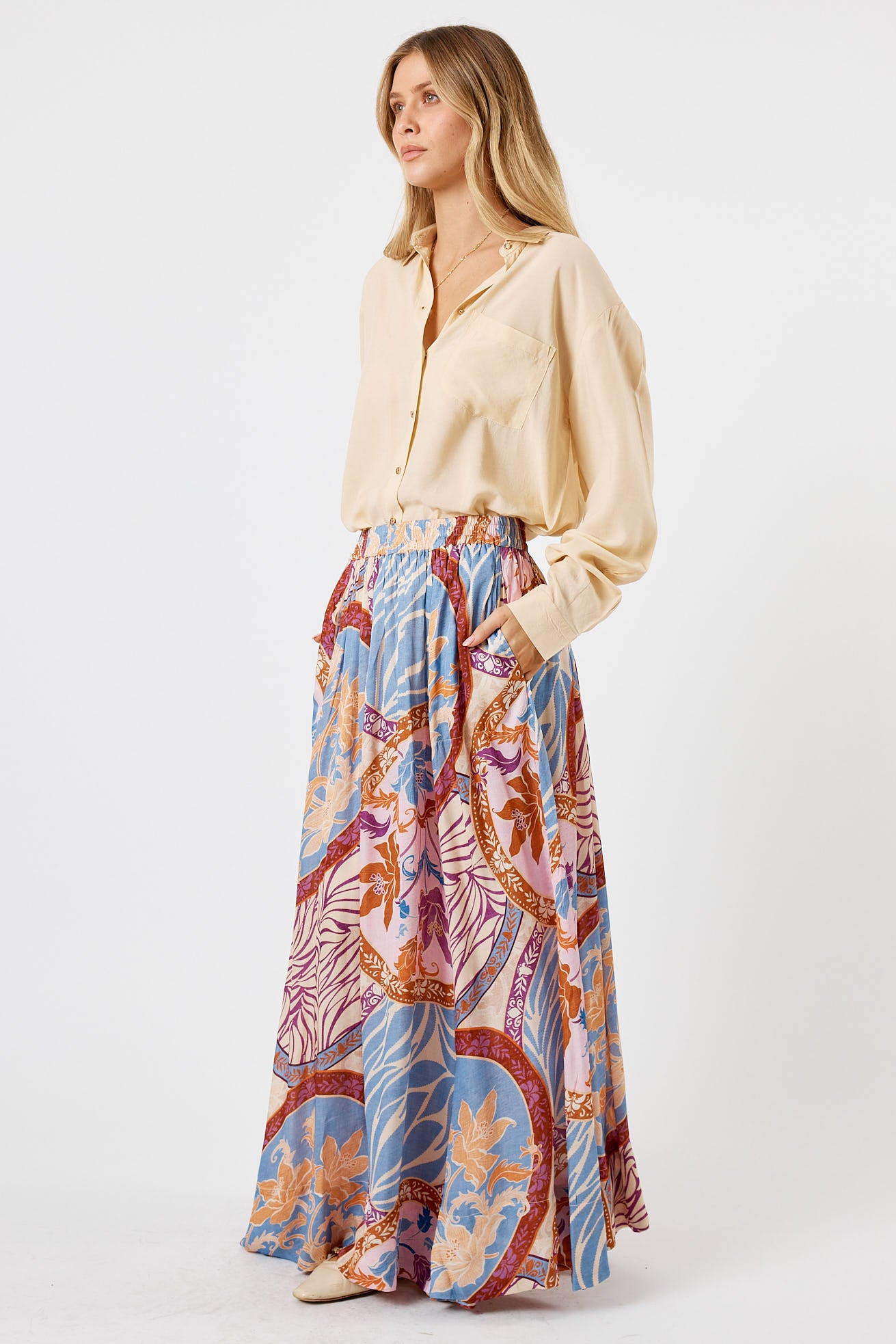 LulaSoul Fermont Maxi Skirt
