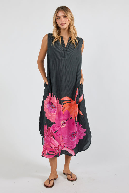LulaSoul Hana S/Less Maxi Black
