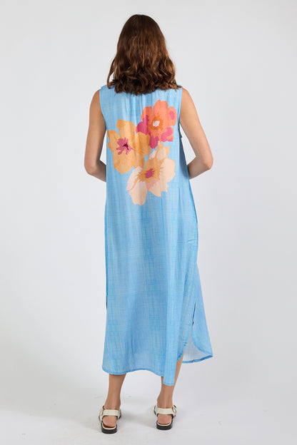 LulaSoul Hana S/Less Maxi Indigo