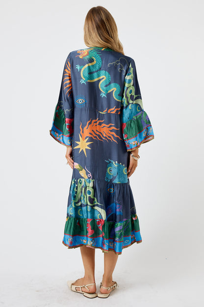 LulaSoul Kamloops Midi Navy