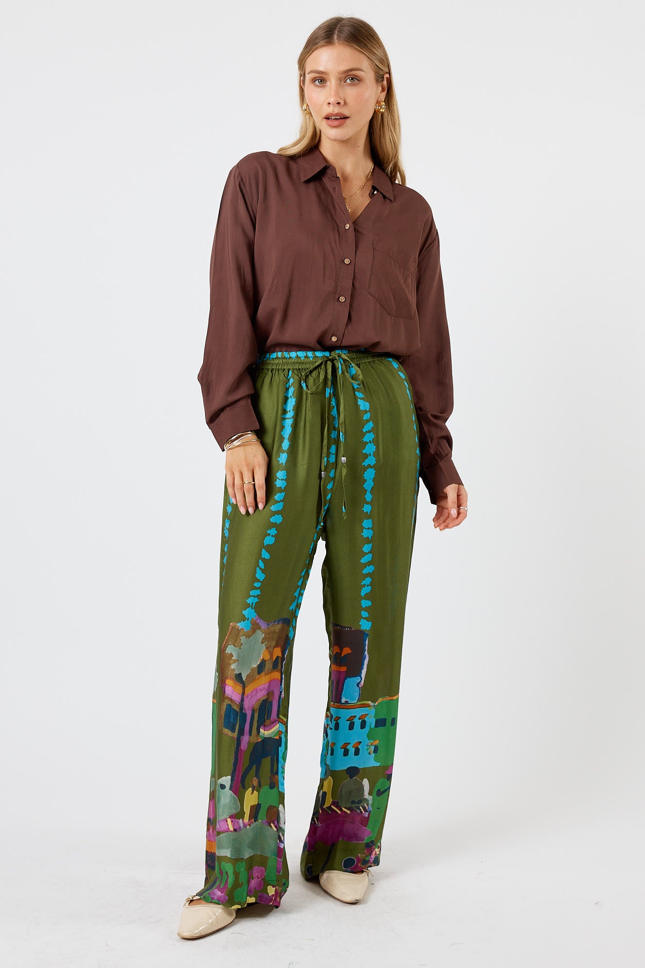 LulaSoul Surrey Pant Forest
