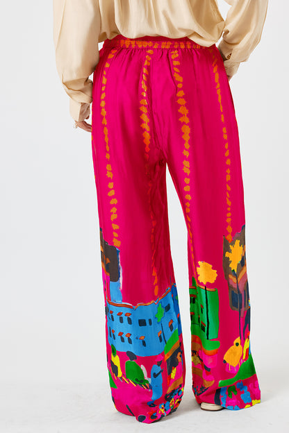 LulaSoul Surrey Pant Raspberry