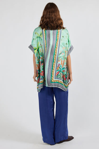 LulaSoul Zilara Kaftan Top Mist