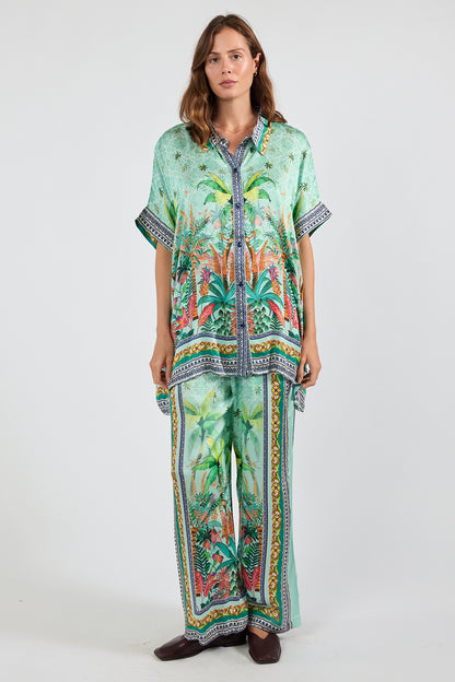LulaSoul Zilara Kaftan Top Mist