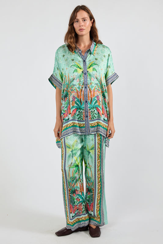 LulaSoul Zilara Kaftan Top Mist