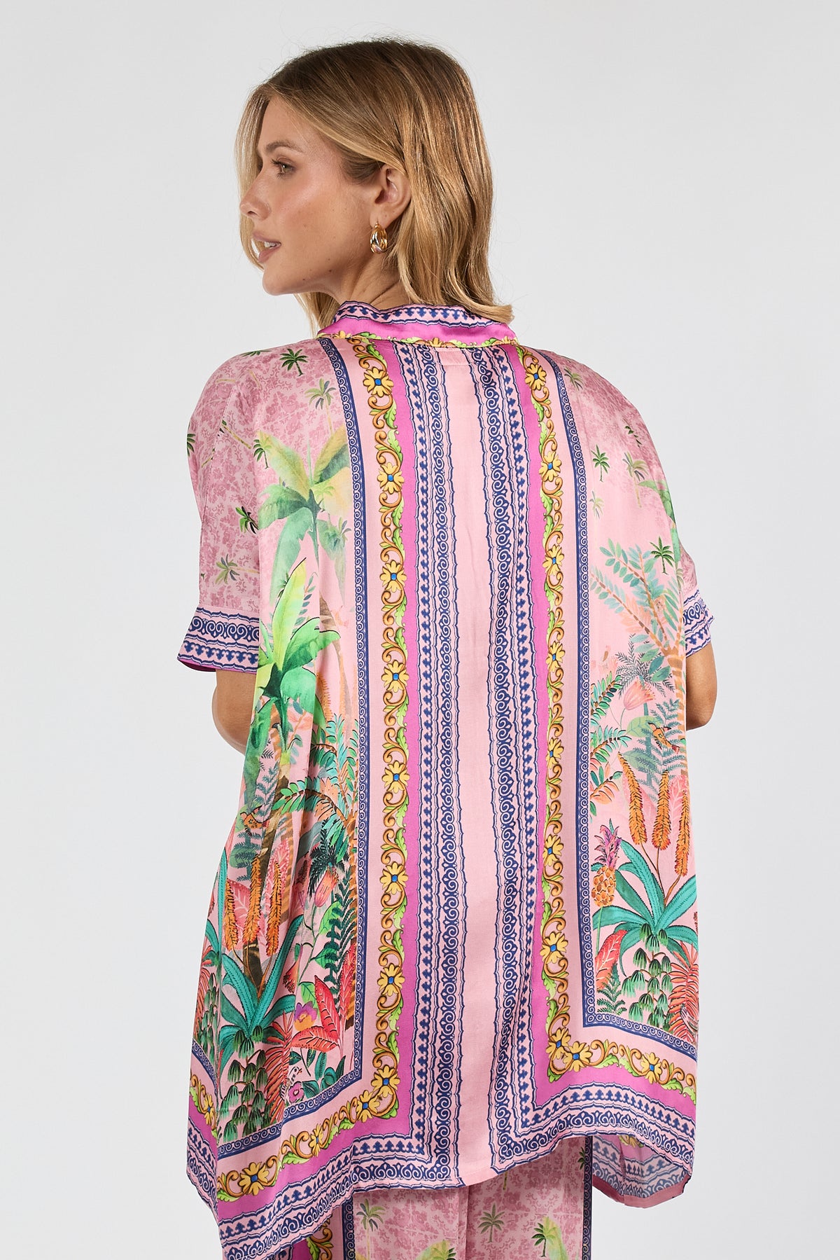 LulaSoul Zilara Kaftan Top Orchid