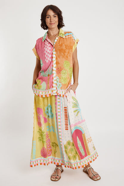 Lulasoul Etereo Skirt Melon