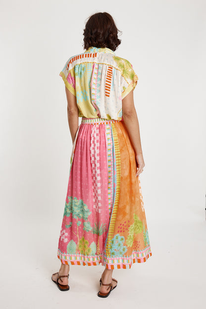 Lulasoul Etereo Skirt Melon