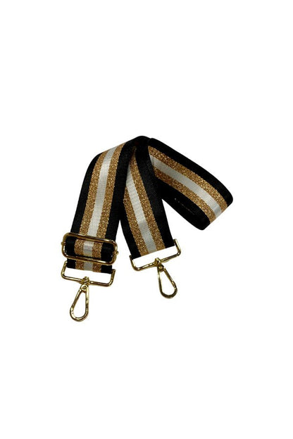 Stripe Black Bag Strap