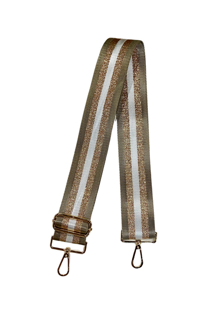 Stripe Khaki Bag Strap