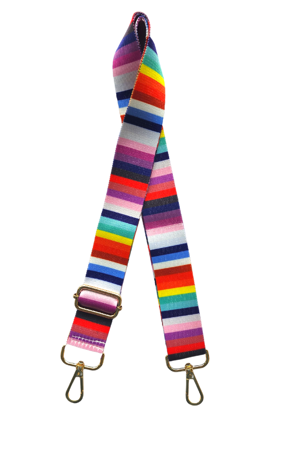 Rainbow Stripe Bag Strap LulaLife Shop