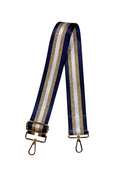 Stripe Navy Bag Strap